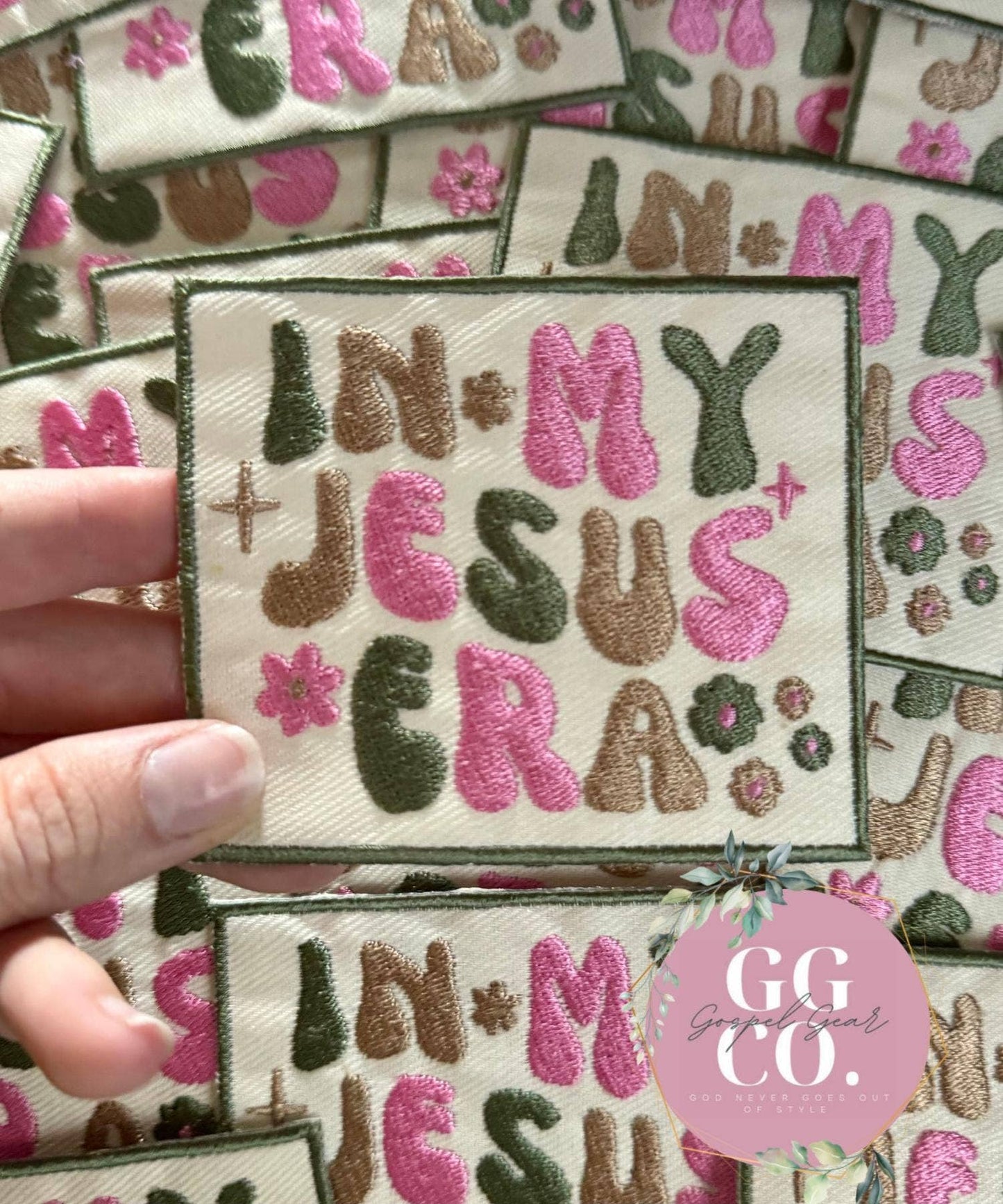 In My Jesus Era Embroidered Patch