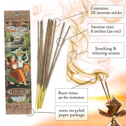 Incense Sticks Mayapur - Nag Champa Supreme