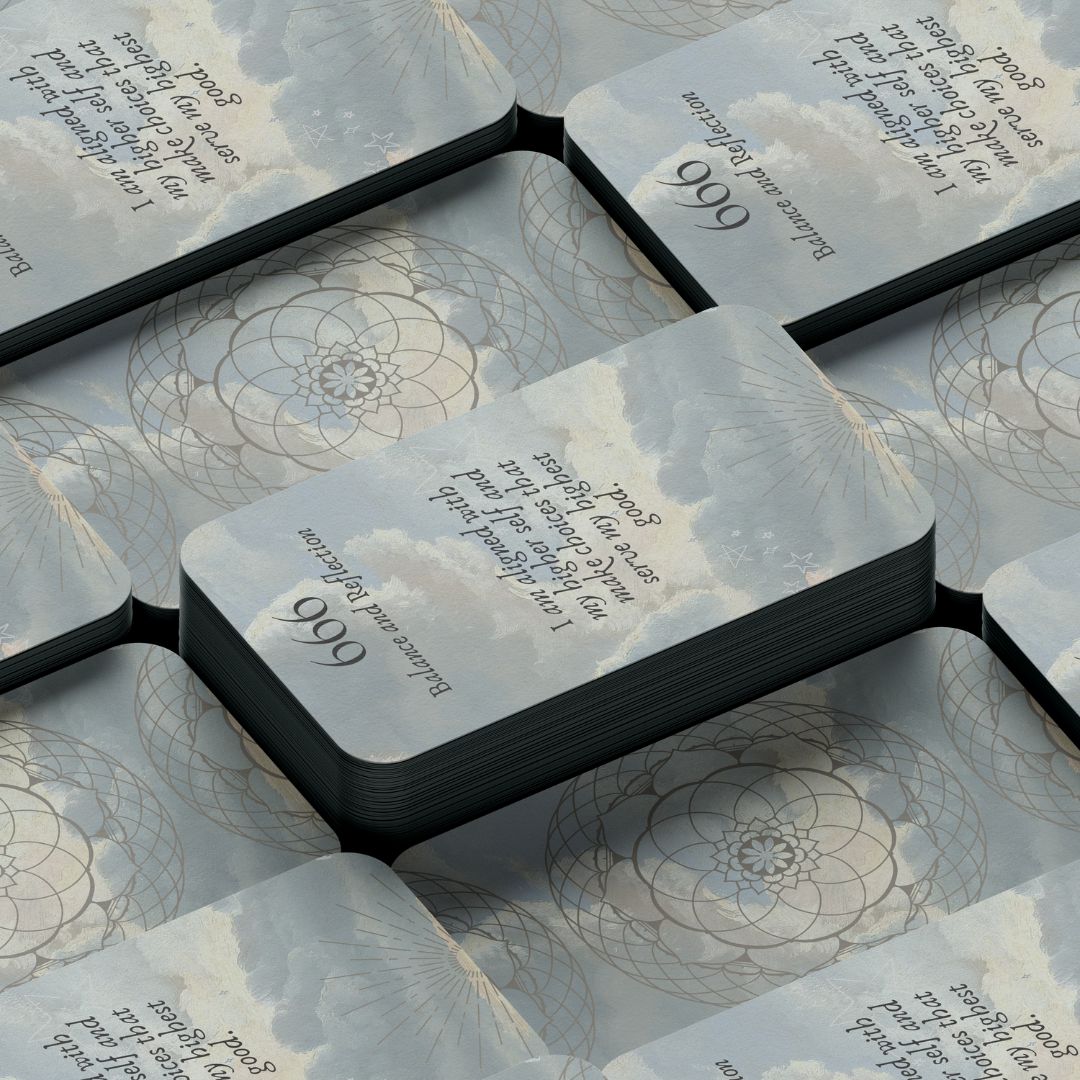 Angel Numbers Affirmations Card Deck