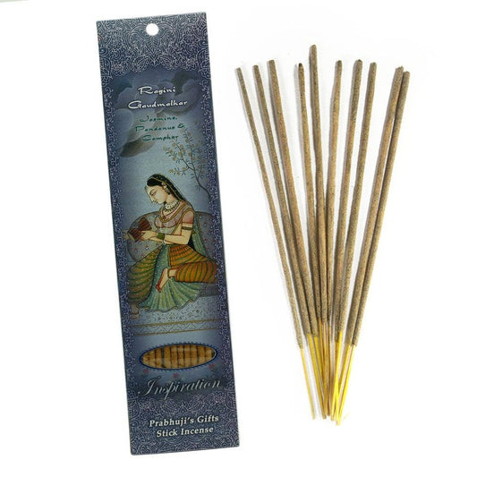 Incense Sticks Ragini Gaudmalhar - Jasmine, Pandanus, Camphor - Inspiration