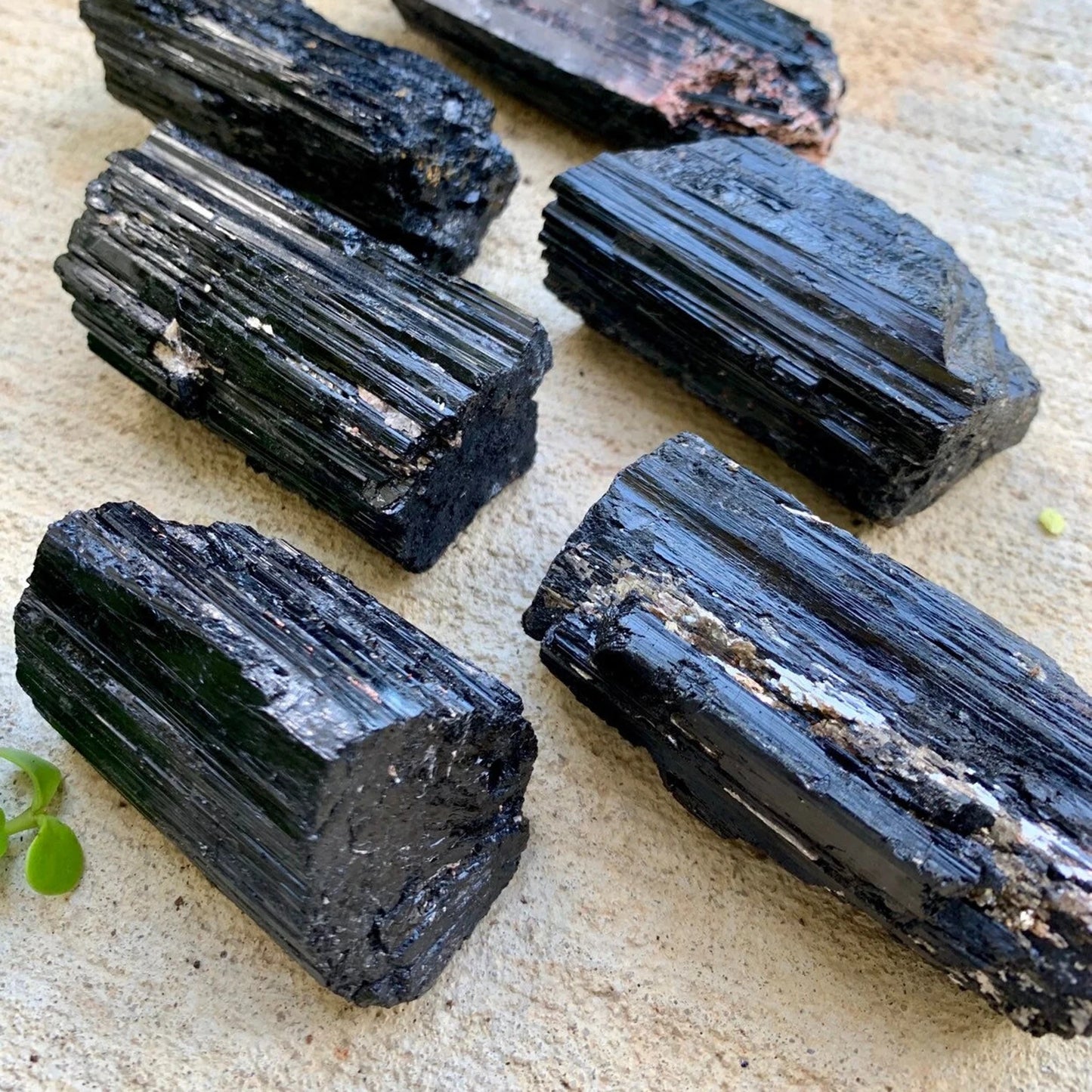 Black Tourmaline Raw Logs - 2 Kilos
