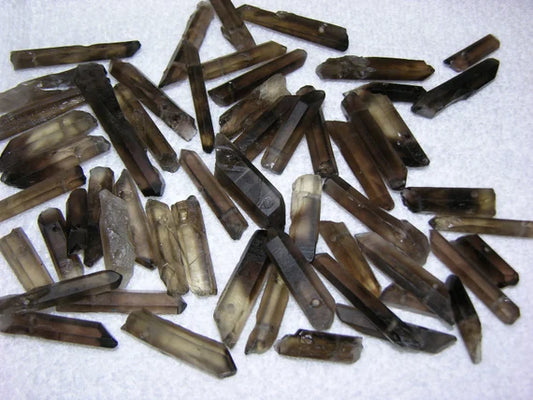 Smokey Quartz Points - 1 Pound