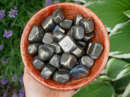 Pyrite Tumbled Stones