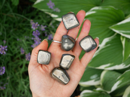 Pyrite Tumbled Stones