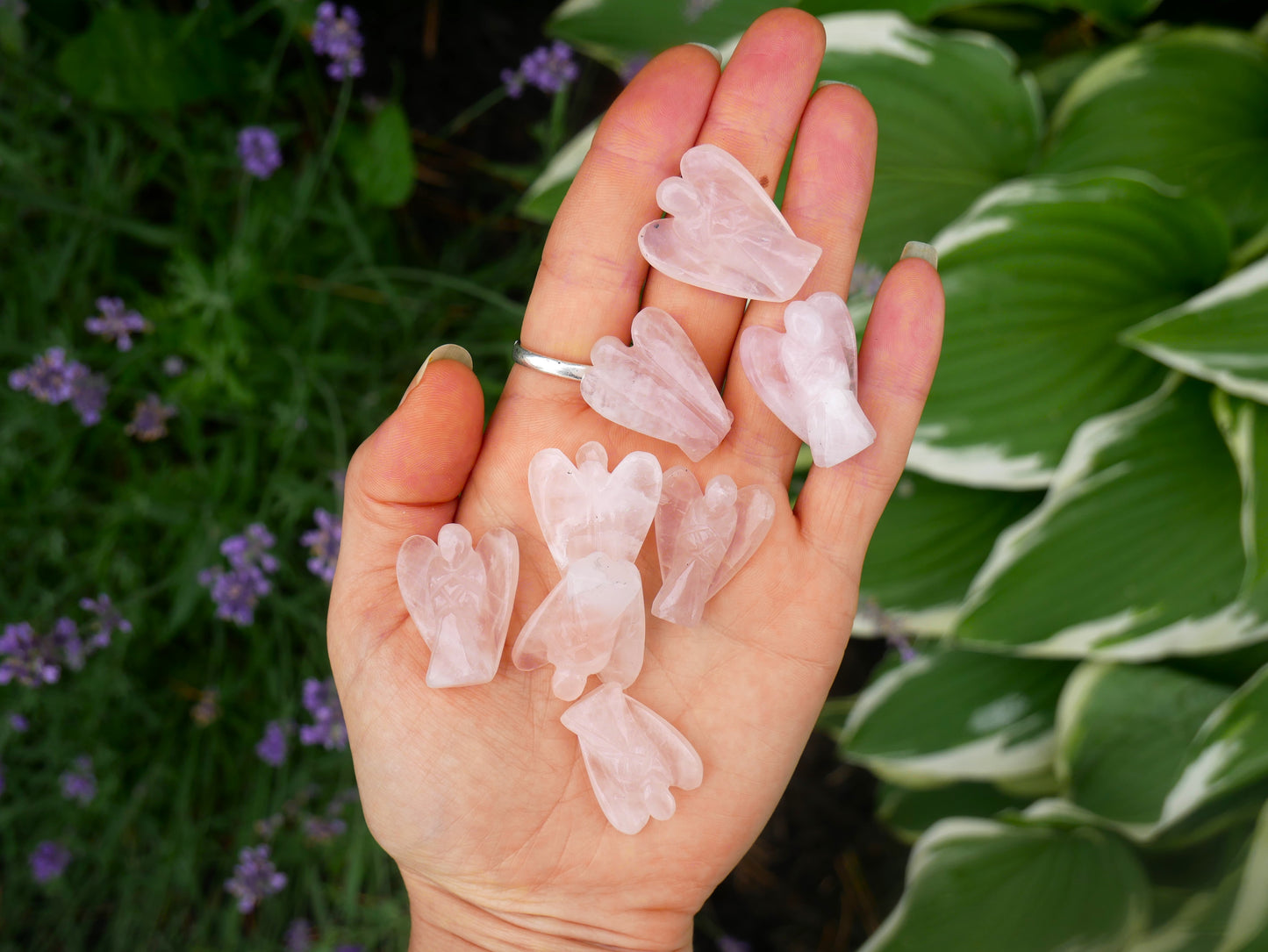 Rose Quartz Small Angels