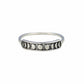 Silver Lunar Phase Moon Band Ring