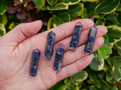 Lapis Orgonite Points