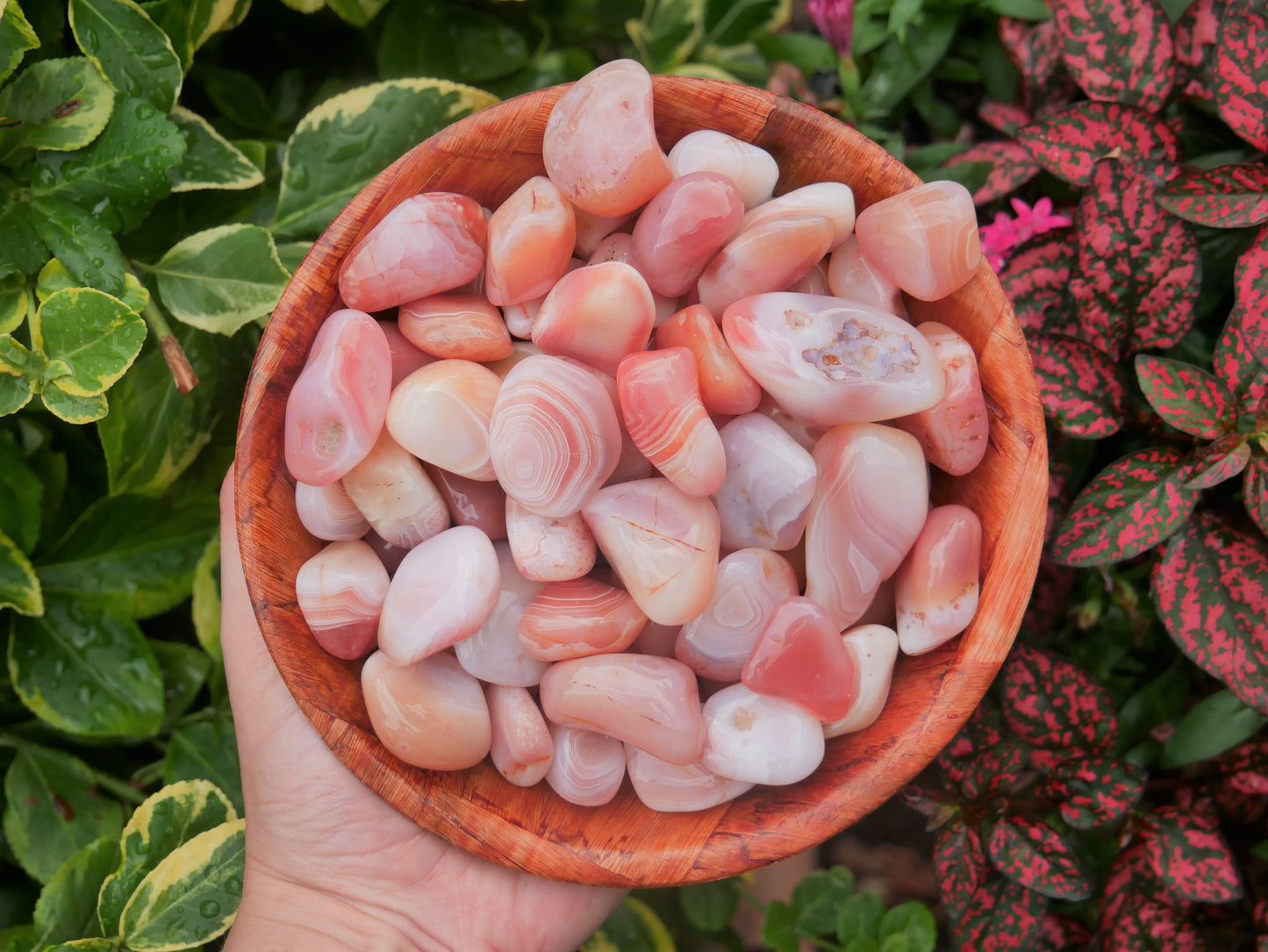 Peach Agate Stones