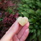 Lemon Calcite Hearts