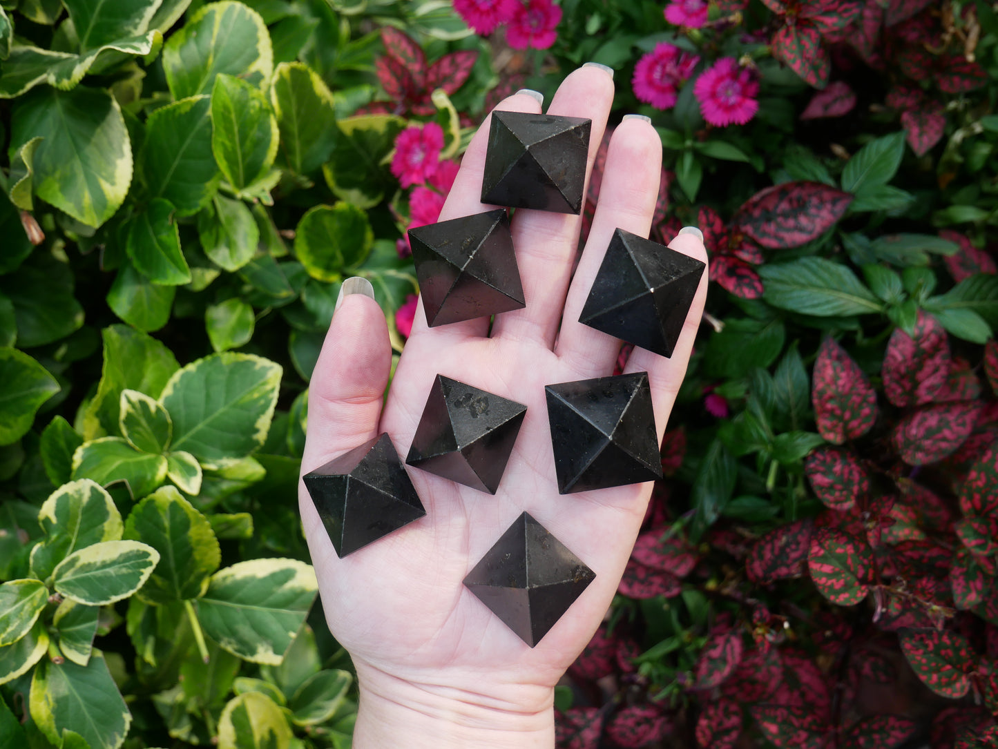 Black Tourmaline Pyramids