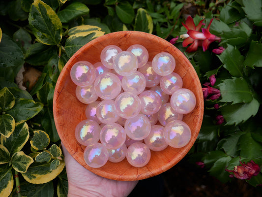 Aura Quartz Spheres