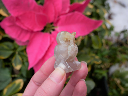 Flower Agate Owl - Spirit Animals