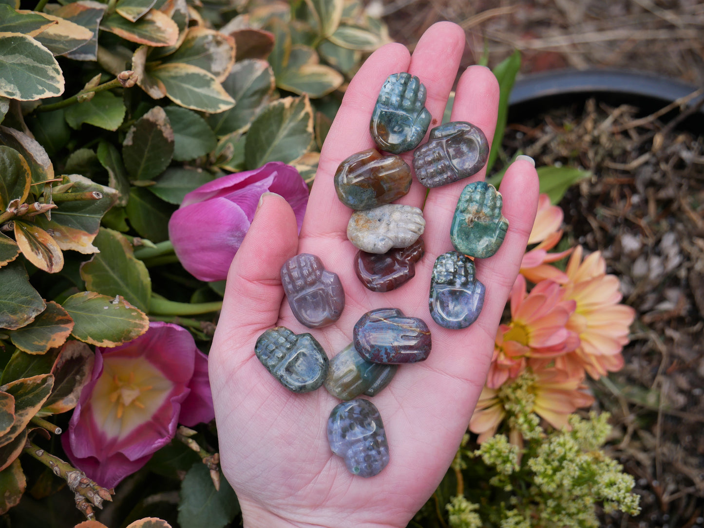 Ocean Jasper hands