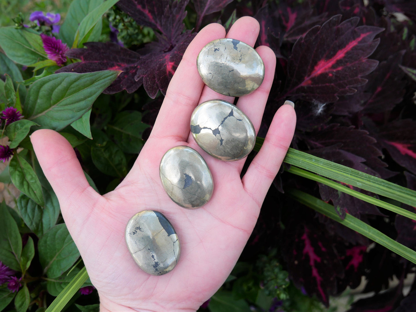 Pyrite Worry Stones