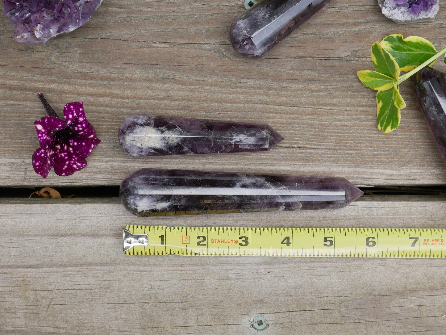 Amethyst 16 Facet Wands - The Healing Sanctuary