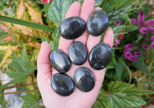 Black Tourmaline Worry Stones - The Healing Sanctuary
