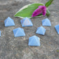 Angelite Pyramids - The Healing Sanctuary