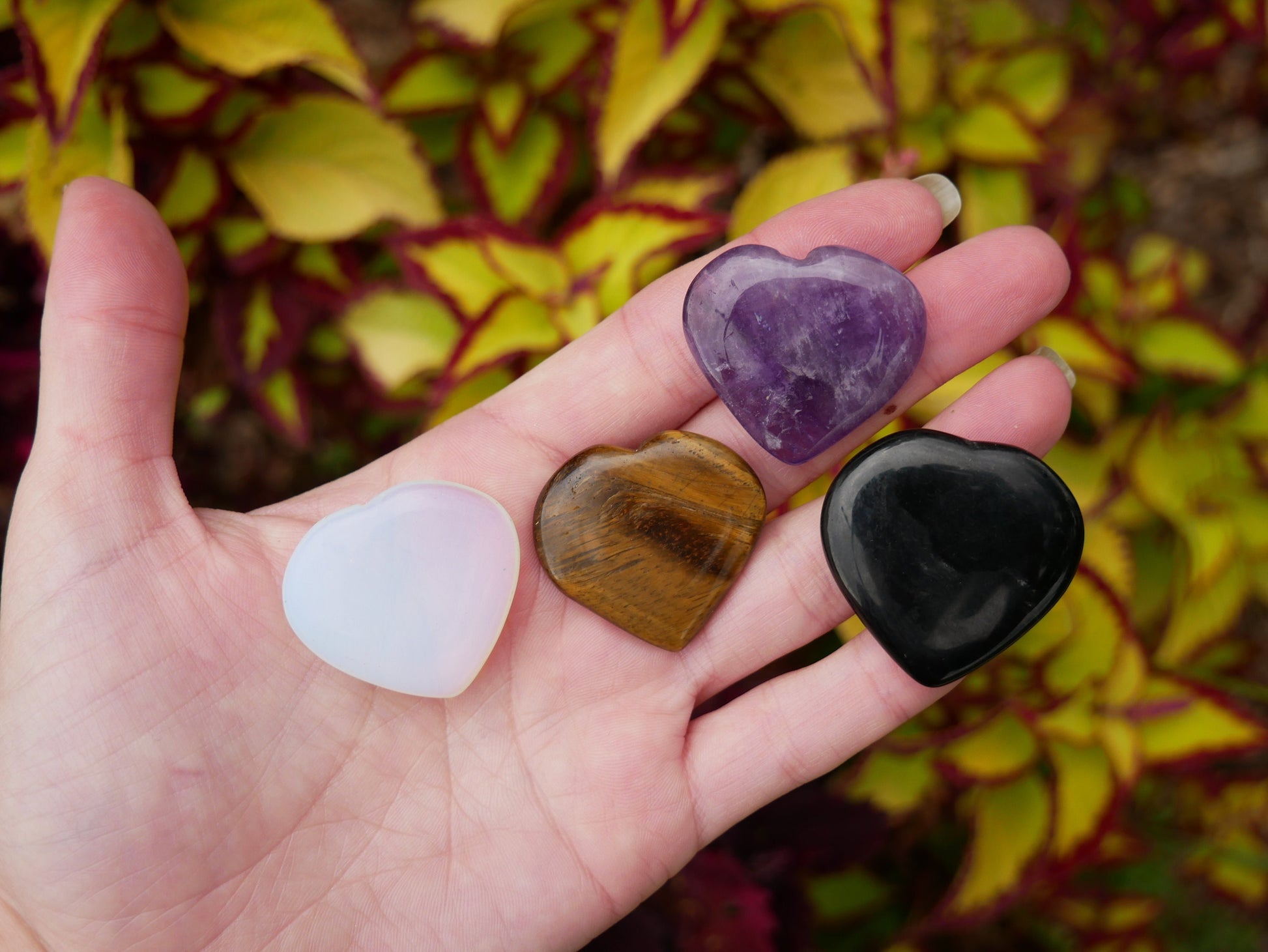 Crystal Flat Heart - The Healing Sanctuary
