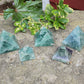 Green Fluorite Pyramids