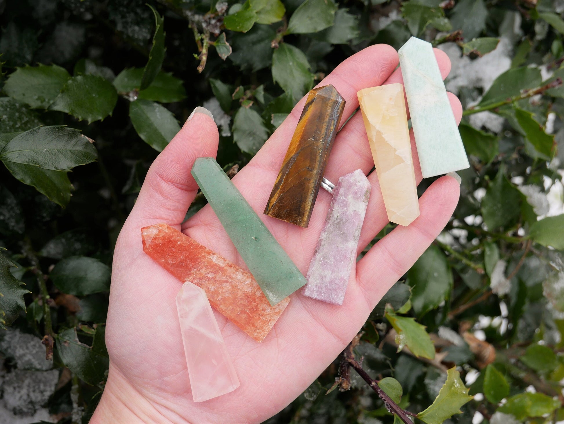 Crystal FLAT Points Mix - The Healing Sanctuary