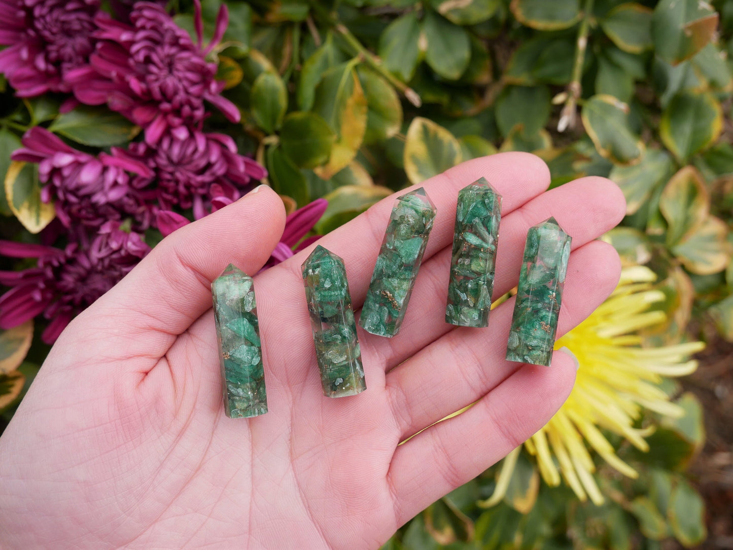 Orgonite Green Aventurine Points