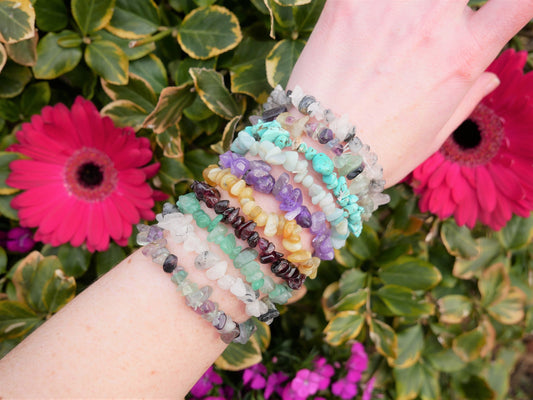 Beaded Chipped Bracelets - The Healing Sanctuary