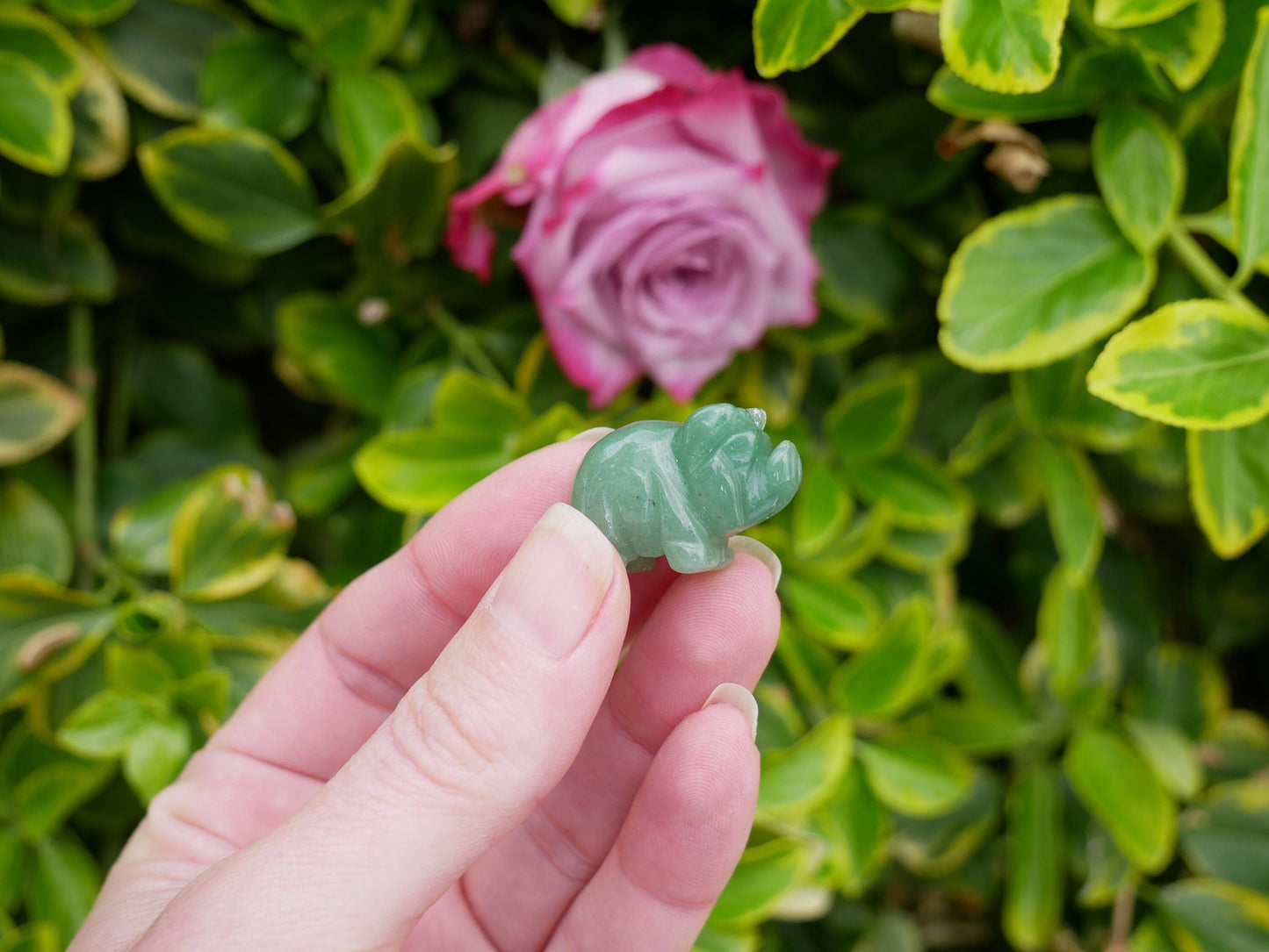 Green Aventurine Pigs - Spirit Animals