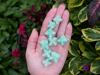 Amazonite Merkaba Star - The Healing Sanctuary